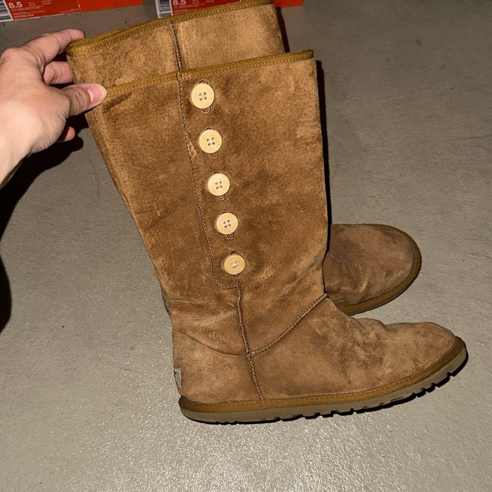 Ugg button boots
